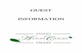 GUEST INFORMATION - Smart Aston Court Hotel · To book a table for dinner in our restaurant. The restaurant is open every evening from 6.30pm to 9.30pm for dinner. There is a menu