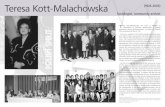 Teresa Kott-Malachowska (1926-2003) Sociologist, community ...€¦ · (1926-2003) Sociologist, community activist Teresa Kott-Malachowska was born in Warsaw as a descendant of Stanislaw