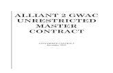 ALLIANT 2 GWAC UNRESTRICTED MASTER CONTRACT · 2020. 3. 25. · B.6.1.3 Ancillary Service Labor Categories ... B.9 TASK ORDER CONTRACT TYPES ... C.4.5 Big Data & Big Data Analytics