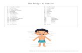 the body- el cuerpo - homeschoolden.comhomeschoolden.com/wp-content/uploads/2016/11/the-body-el-cuerp… · Spanish Body Bingo Cards. My kids always enjoy reviewing the vocabulary