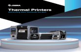 Zebra Thermal Printers Portfolio Brochure · QLn420 Higher Quality Printing with Lower Power Consumption Move your business forward with this productivity-boosting printer that takes