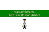 Assistant Referee: Roles and Responsibilitiesowoa.org/s/StateClinic2017/Assistant_Referee... · 2018. 4. 21. · the referee’s way • Assistant should stay in the flow of the match