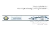 Presentation to the Treasury Borrowing Advisory Committee · Oct-07 Nov-07 Dec-07 Jan-08 Feb-08 Mar-08 Apr-08 May-08 Jun-08 Jul-08 Aug-08 Sep-08 Oct-08 Nov-08 $ billions Data through