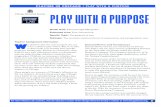 Play with purpose #1 · 2017. 5. 25. · look for toys with educational value, as educational toys can help develop children’s creativity and imagination. Children, as consumers,