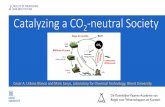 Catalyzing a CO2-neutral Society · 2018. 3. 22. · Energy 50 kg gasoline = 2.3 GJ Solar? 1.4 kW/m2-> 460 hours on 1 m2for 2.3 GJ Electrical? Power plant ~ 500 MW Rakesh Agrawal,