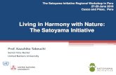 Living in Harmony with Nature: The Satoyama Initiative · harmony with nature”. It aims to conserve and restore “socio-ecological production landscapes and seascapes (SEPLS)”:
