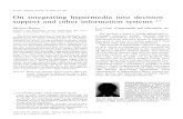 On integrating hypermedia into decision support and other ...bieber/pub/bi95.pdf · Hypermedia is a concept involving access to information, embodying the notions of context-sensitive