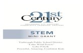 21st CCLC STEM Mini-Grant - yarbrough.k12.ok.us · A Brief History After two years of research, including the collection of on-site wind data through a ... Considering industry partners