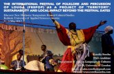 THE INTERNATIONAL FESTIVAL OF FOLKLORE AND …...Radio Eco-tourism Cooperation Partnership Technical commission of Organisation - Material organisation – Curating – Animation –