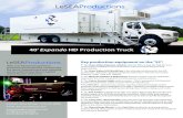 40’ Expando HD Production Truck - Family …...40’ Expando HD Production TruckKey production equipment on the “S2”: • The Grass Valley Kayenne switcher with 4.5 ME’s, brings