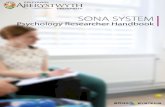 Contents · SONA informs you as the researcher when someone has signed up so you can book rooms, equipment etc. as required. SONA automatically reminds participants of the time and