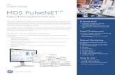 Digital Energy MDS PulseNET - GE Grid Solutions€¦ · Covering GE's MDS wireless product portfolio, from data acquisition to backhaul, MDS PulseNET is capable of creating, storing