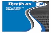 REPLACEMENT PARTS 2020 · 8 NOTE: 1.- All electric defrost units (E) use 4 coil heaters and 2 drain pan heaters. All gas defrost units (G, H) use 2 drain pan heaters. 2.- LSE with