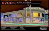8700MELROSE AVENUE...MELROSE AVENUE 8700 WEST HOLLYWOOD • RETAIL FOR LEASE JAY LUCHS Vice Chairman T 310.407.6585 Lic. 01260345 jay.luchs@ngkf.com 8700 Melrose Avenue features ±3,200