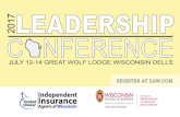 2017 LEADERSHIP C NFERENCE - cdn.ymaws.com · leadership c nference 2017 july 12-14 great wolf lodge wisconsin dells. created date: 6/28/2017 7:40:27 am