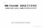 3 5 2.1 73ME METHANE DIGESTERS · value of methane that could be produced from the available organic wastes in the United States. I. Fuel Value of U.S. Methane Resources (From Ref.