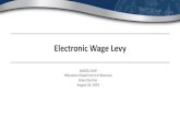 Electronic Wage Levy - Amazon Web Services · Electronic Wage Levy |Construction 13 Levy Detail Fields •Debt ID –Unique identifier for this levy •Action Requested –Original,