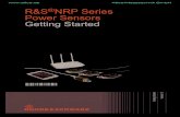 NRP Series Power Sensors Getting Started€¦ · Includes the contents of the getting started manual. 2.3 Tutorials Tutorials offer guided examples and demonstrations on operating