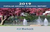 POPULAR ANNUAL FINANCIAL REPORT662E25CC-A6A0-4B38-B151... · Beloit Health Systems Medical Services 1553 Kerry Americas Dehydrated Food Product 971 School District of Beloit Public