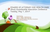 POWERS OF ATTORNEY FOR HEALTH CARE Illinois Guardianship ...illinoisguardianship.org/wp-content/uploads/2019/... · designated under the Illinois Power of Attorney Act, or similar