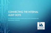 CONNECTING THE INTERNAL AUDIT DOTS...INTERNATIONAL STANDARDS FOR THE PROFESSIONAL PRACTICE OF INTERNAL AUDITING (STANDARDS) “Internal auditing is conducted in diverse legal and cultural