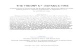 Theory of distance-time - viXravixra.org/pdf/1306.0093v1.pdfquantum theory, and they are intrinsic properties of time and space in distance-time theory. However, special relativity