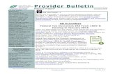 January 2016 Provider Bulletin, B1600377 - Colorado · 2016. 2. 10. · Provider Bulletin If you are a provider in one (1) of the following counties: Denver, Douglas, or Jefferson,