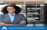 CONTINUING EDUCATION · MINI MBA CERTIFICATE PROGRAM The mini-MBA program is an intense six-weekend program designed specifically for individuals looking for an alternative to a traditional
