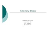 Lehrman Grocery Bags - Northwestern University study... · friendly) grocery bag to use. In order to break even (energetically) with disposable grocery bags, polypropylene bags need