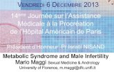 Metabolic Syndrome and Male Infertility Mario Maggi Sexual … 2013 Maggi M..pdf · 2017. 4. 12. · With metabolic syndrome W/o metabolic syndrome 25.9% 74.1% 16 21,8 27,6 38,5 0