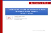 Community Health Improvement Plan Annual Update Report ... · 3/2/2017  · June 2016-January 2018 ACE HIAP MH SUD HEAL Achieved 25.0% 0.0% 35.7% 31.0% 12.5% ... Annual CHIP Update,