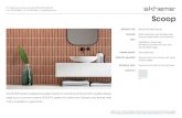 Glazed Porcelain Mosaic · antique edges More technical data on the last page. V1. The SCOOP series is a glazed porcelain mosaic in a stack bond format with a subtle antique . edge