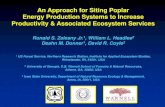 An Approach for Siting Poplar Energy Production Systems to ...€¦ · An Approach for Siting Poplar Energy Production Systems to Increase Productivity & Associated Ecosystem Services