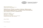 Vitreous Fluid and/or Urine Glucose Concentrations in ...€¦ · 1 Vitreous Fluid and/or urine Glucose concentrations in 1,335 ciVil aViation accident Pilot Fatalities INTrOduCTION