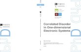 CorrelatedDisorder in One-dimensional Electronic Systems · 2019. 9. 12. · Correlated Disorder in One-dimensional Electronic Systems Niaz Ali Khan Program Doutoral em Física Departamento