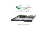 SBI-7128R-C6 SBI-7128R-C6N SuperBlade Module · SBI-7128R-C6/C6N SuperBlade Module User’s Manual 1-2 1-3 Blade Module Features Table 1-1 lists the main features of the SBI-7128R-C6/C6N