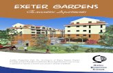 EXETER GARDENS gardens/exeter...Road, Nairobi, Exeter Gardens consists of 30 exclusive apartments. This includes 23 apartments with three en-suite bedrooms and a self-contained DSQ,
