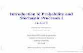 Introduction to Probability and Stochastic Processes I 6/ARMA Model … · One exception is the Gaussian process, since Y(n) is obtained as a linear combination of Gaussians, and