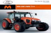 M M5-091 M5-111 - New Holland Rochester ... M M5-091 KUBOTA DIESEL TRACTOR/M5-111 A new wide cabin, dramatically cleaner emissions, and powerful engines highlight the new M5-091/M5-111