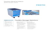 Flexible Storage Solutions · • Festo offers customers an easy way to create a decentralized and convenient inventory system for Festo fittings, tubing, accessories and spare parts,