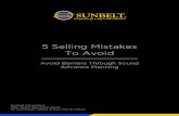 5 Selling Mistakes To Avoid - Business Brokers South...5 Selling Mistakes to Avoid “ If you haven’t done a physical inventory count in a while, add it to your to-do list and get