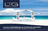 WEDDINGS - Luxury Travel Guide Awards · Bridal Bouquet & Groom’s buttonhole. Rice with rose petals and white carpet. Nuts and honey for the couple. Music from CD during ceremony.