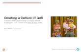 Creating a Culture of GAS - Next Jump · 2019. 10. 16. · Kevin McCoy –Co-Founder @NextJump #NxJLeadership #LearnObserveDo Creating a Culture of GAS Lessons learnt in creating