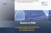 Basics of EMC - ITU · Fundamental standards EN 61000.4.2 Electrostatic discharge immunity test EN 61000.4.3 Radiated, radio-frequency, electromagnetic field immunity test EN 61000.4.4