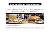 San Diego Union Tribune September18(The Dish Take a trip ...maverickssd.com/wp-content/uploads/2018/10/acific... · Mezé Greek Fusion puts a twist on cheeseburgers with its Mezé