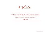 The DFSA Rulebook · 2019. 11. 25. · ISLAMIC FINANCE RULES (IFR) 2 IFR/VER4/06-12 2 ISLAMIC FINANCE 2.1 Application 2.1.1 This chapter applies to every Person to whom this module