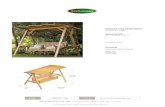 Westminster Teak | Teak Furniture for Outdoor and Patio · 2020. 4. 30. · CALL Westminster 79.25" CLICK VERANDA TEAK SWING BENCH product ID Measurements Weight 230 lbs Assembly