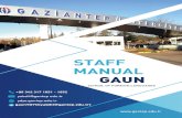 Gaziantep University, School of Foreign Languagesydyo.gantep.edu.tr/upload/files/staff handbook 2019-2020(1).pdf · Gaziantep University, School of Foreign Languages 6 1. ABOUT US
