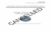 UNIFIED FACILITIES CRITERIA (UFC) CANCELLED · UFC 3-530-01 22 August 2006 Including Change 1, 10 DECEMBER 2010 1 CHAPTER 1: INTRODUCTION 1-1 PURPOSE AND SCOPE. This UFC provides