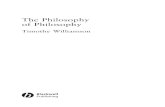 The Philosophy of Philosophy€¦ · Series Editor: Ernest Sosa, Brown University The Blackwell/Brown Lectures in Philosophy present compact books distilling cutting-edge research
